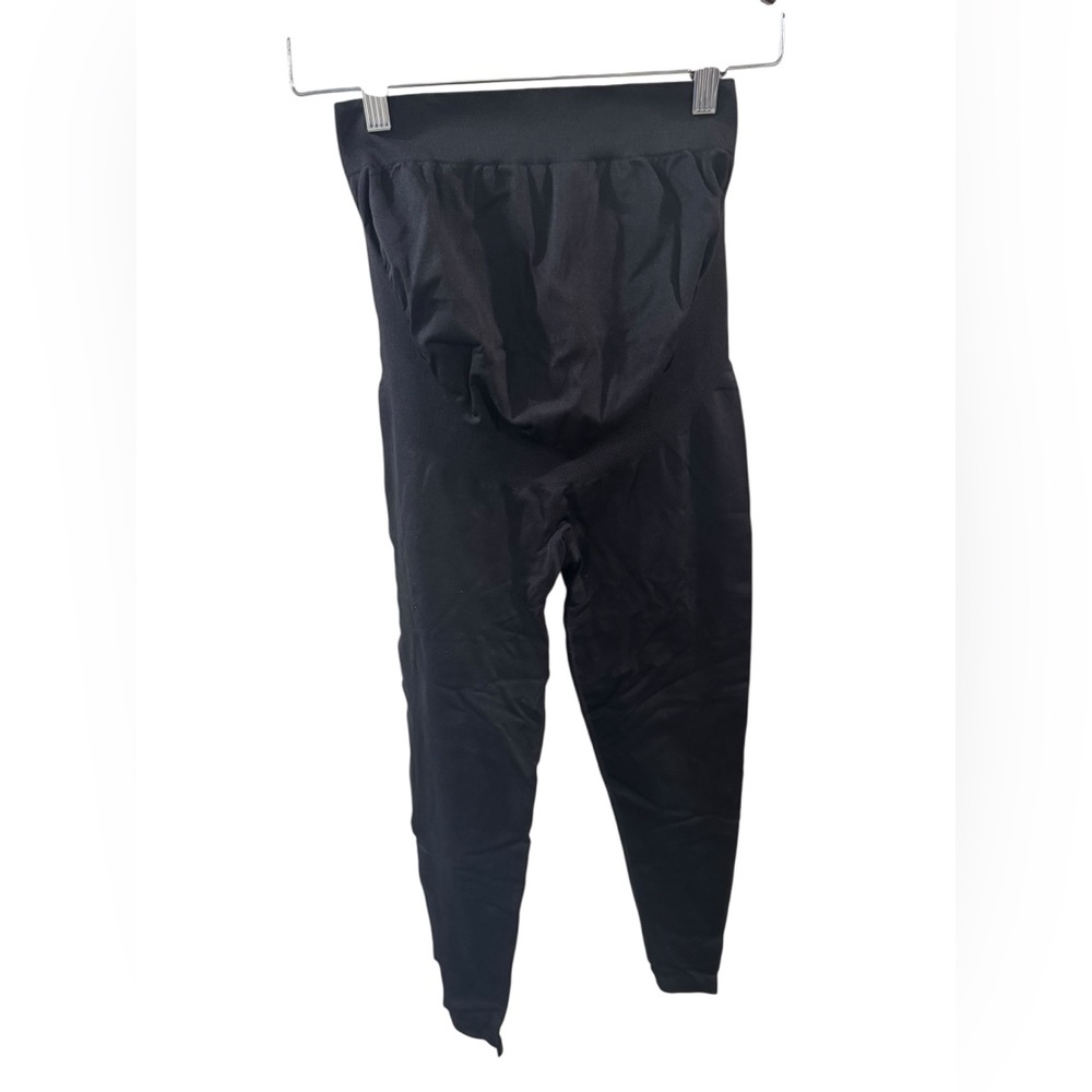 High-Waist Black Maternity‎ Leggings